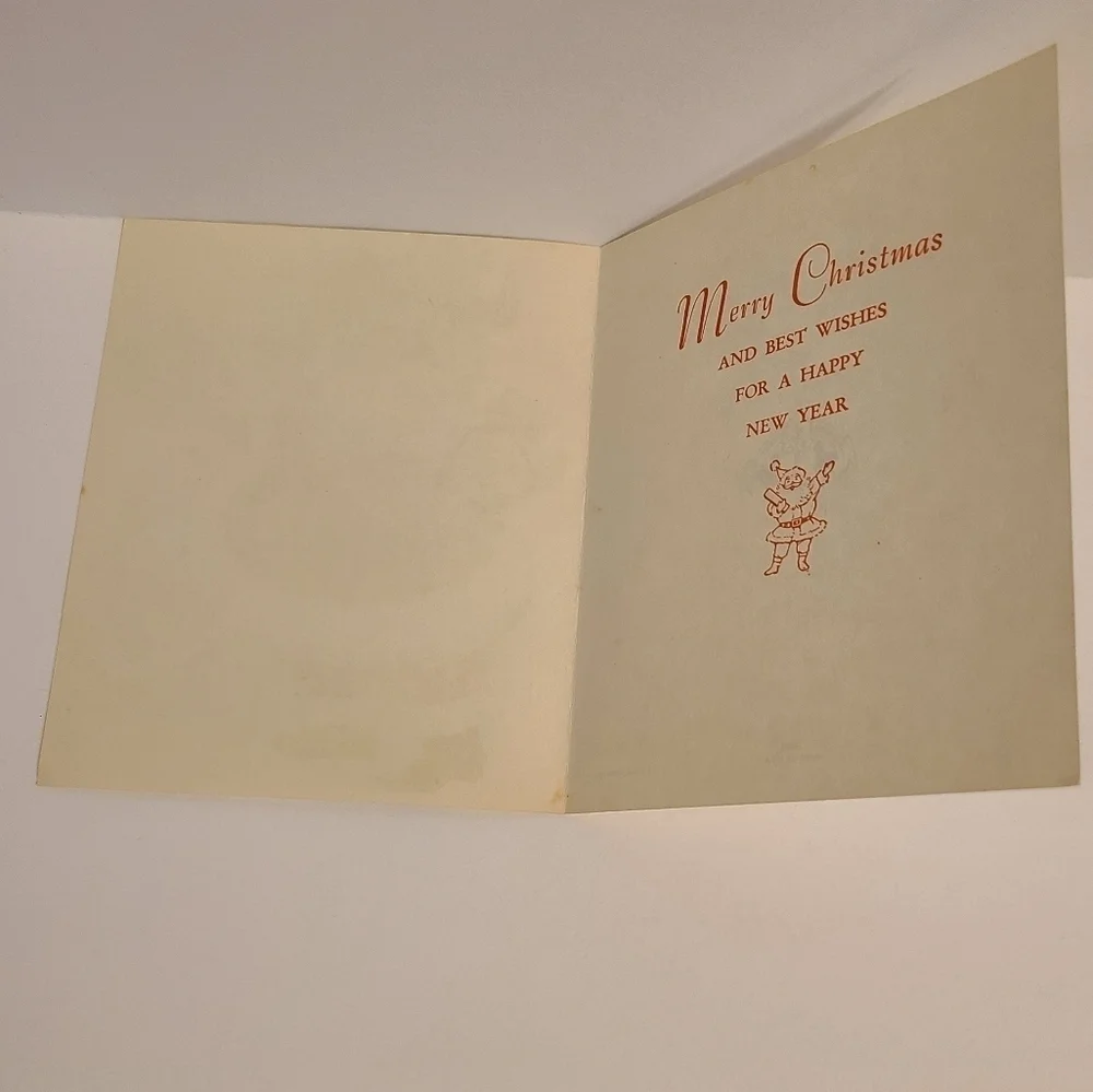 Vintage Santa Claus Illustration Christmas Card - New With Envelope - Picture 2 of 5